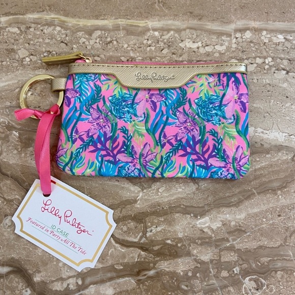 NWT LILLY PULITZER Keychain Wallet ID case - Picture 2 of 3
